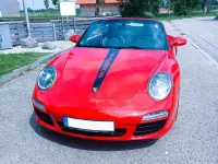 Gebraucht Porsche 997 Chrono 385 PS (283 kW) 2010 Rot Cabrio