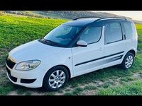 Gebraucht Skoda Roomster Plus Edition 86 PS (63 kW) 2013 Weiß Van / Kleinbus