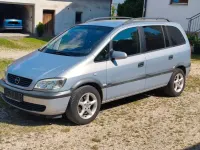 Gebraucht Opel Zafira Elegance 125 PS (91 kW) 2002 Silber Van / Kleinbus