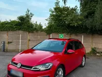 Gebraucht VW Golf VII GTD 184 PS (135 kW) 2018 Rot Kombi