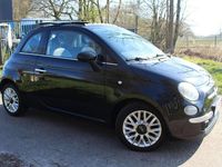 Gebraucht Fiat 500 Lounge 86 PS (63 kW) 2011 Colore esterno vesuvio schwarz Kleinwagen