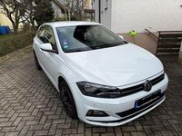 Gebraucht VW Polo Highline 95 PS (69 kW) 2019 Weiß Kleinwagen