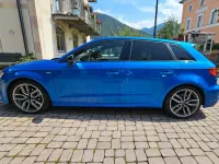 Gebraucht Audi A3 Sportback S-Line 150 PS (110 kW) 2019 Blau Kleinwagen