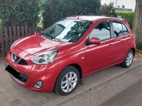 Gebraucht Nissan Micra Acenta 80 PS (58 kW) 2016 Rot Kleinwagen