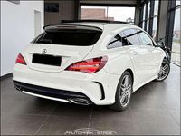 Gebraucht Mercedes CLA220 AMG line 177 PS (130 kW) 2018 Calcitweiss/zirrusweiss Limousine