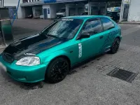 Gebraucht Honda Civic 90 PS (66 kW) 1999 Grün Kleinwagen