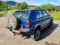 gebraucht VW Golf Country 2 1,8 syncro blau Alufelgen HU 8/25