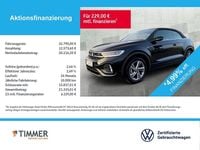 Gebraucht VW T-Roc Cabriolet R-line 150 PS (110 kW) 2025 Deep black perleffekt Cabrio