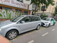Gebraucht VW Touran 105 PS (77 kW) 2003 Silber Van / Kleinbus