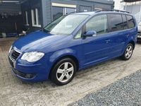 Gebraucht VW Touran United 109 PS (80 kW) 2008 Blau Van / Kleinbus