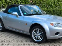 Usata Mazda MX5 126 CV (92 kW) 2007 Argento Cabrio