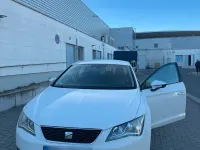 Usado Seat Leon 105 HP (77 kW) 2014 Branco Citadino
