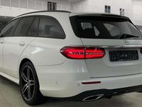 Gebraucht Mercedes E220 AMG line 194 PS (142 kW) 2017 Polarweiss  unilack Kombi