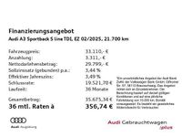 Gebraucht Audi A3 S-Line 150 PS (110 kW) 2025 Mythosschwarz metallic Limousine