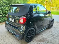 Gebraucht Smart ForTwo Cabrio Brabus 109 PS (80 kW) 2016 Schwarz Cabrio