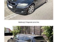 gebraucht BMW 320 d e91 Automatik AHK abnehmbar Touring schwarz Defekt