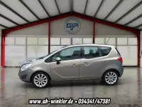 Gebraucht Opel Meriva Edition 101 PS (74 kW) 2010 Muskatgrau/muskat braun(m2) Van / Kleinbus