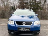 Gebraucht VW Touran Trendline 116 PS (85 kW) 2005 Blau Van / Kleinbus