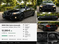 Gebraucht BMW 218 Luxury Line 150 PS (110 kW) 2016 Schwarz Cabrio