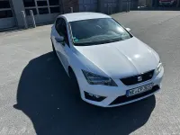 Używany Seat Leon FR 179 KM (131 kW) 2014 Biały Sedan/Limuzyna