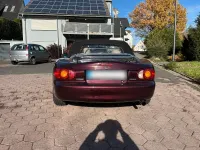 Usata Mazda MX5 110 CV (80 kW) 2000 Rosso Cabrio