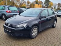 Gebraucht VW Golf VI Trendline 80 PS (58 kW) 2009 Schwarz Kleinwagen