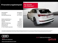 Gebraucht Audi e-tron S-Line 300 kW (408 PS) 2023 Gletscherweiß metallic SUV