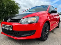 Brugt VW Polo Trendline 60 HK (44 kW) 2010 Rød Hatchback