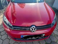 Gebraucht VW Golf VI Style 122 PS (89 kW) 2011 Rot Kleinwagen
