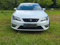 Używany Seat Leon FR 125 KM (91 kW) 2015 Biały Sedan/Limuzyna