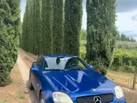 Gebraucht Mercedes SLK200 136 PS (100 kW) 1997 Blau Cabrio