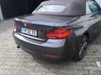 Gebraucht BMW 218 Sport Line 136 PS (100 kW) 2019 Grau Cabrio