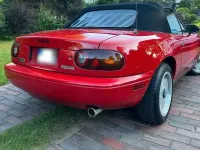 Gebraucht Mazda 2 115 PS (84 kW) 1989 Rot Cabrio
