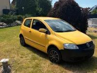 Gebraucht VW Fox 55 PS (40 kW) 2006 Gelb Kleinwagen