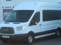 Gebraucht Ford Transit Trend 125 PS (91 kW) 2016 Weiß Van / Kleinbus