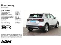 Gebraucht VW T-Cross Style 110 PS (80 kW) 2023 Reflexsilber metallic SUV