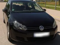 Gebraucht VW Golf VI 105 PS (77 kW) 2011 Schwarz Kleinwagen