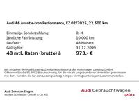 Gebraucht Audi A6 e-tron Performance 269 kW (367 PS) 2025 Mythosschwarz metallic Kombi