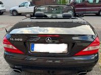 gebraucht Mercedes SL500 7G-TRONIC schwarz/schwarz Top Zustand