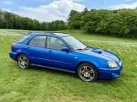 Käytetty Subaru Impreza 224 HP (164 kW) 2005 Sininen Farmari