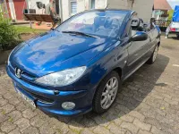 Gebraucht Peugeot 206 CC Quiksilver 109 PS (80 kW) 2006 Blau Cabrio
