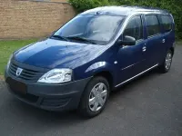 Gebraucht Dacia Logan MCV 75 PS (55 kW) 2009 Blau Limousine