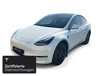 Brugt Tesla Model Y Long Range AWD 258 kW (351 HK) 2023 Hvid SUV