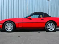 Second-hand Corvette C4 243 CP (178 kW) 1990 Roșu Cabrio