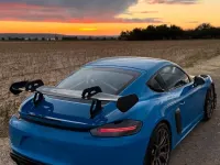 Gebraucht Porsche 718 500 PS (367 kW) 2022 Blau Coupé