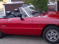 Gebraucht Alfa Romeo Spider 116 PS (85 kW) 1989 Rot Cabrio
