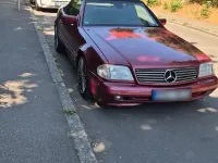 Gebraucht Mercedes SL320 231 PS (169 kW) 1996 Rot Cabrio