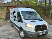 Gebraucht Ford Transit 170 PS (125 kW) 2017 Weiß Van / Kleinbus