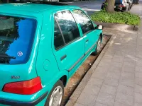 Gebraucht Peugeot 106 45 PS (33 kW) 1996 Grün Kleinwagen
