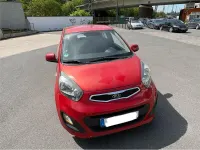 Brugt Kia Picanto 70 HK (51 kW) 2012 Rød Hatchback